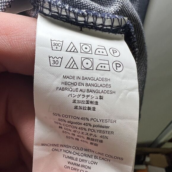 Michael Kors Crew Neck Pullover Sweater Mens Size L Large Blue Long Sleeve MK - Picture 5 of 8